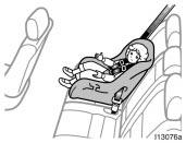 Move seat fully back (B) CONVERTIBLE SEAT INSTALLATION A convertible seat is used in forward facing or rear facing position depending on the child s age and size.