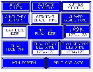 Previous Screen - brings you back to the previous screen. AUXILIARY OUTPUTS & SETUP - From the Main Screen press AUXILIARY OUTPUTS & SETUP.