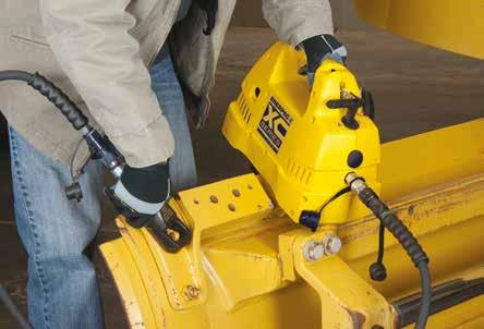Lithium-Ion battery deliver exceptional speed and run time High-strength fiberglass reinforced composite shroud for superior durability in demanding job site environments Cordless technology