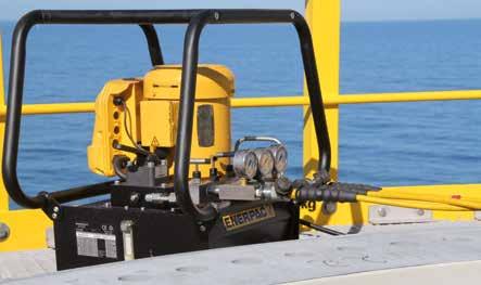 and tools Manual or solenoid operation Pump mounting will retrofit on most Enerpac pumps Available locking option on VM valves for loadholding applications Standard locking feature on VE 3-position