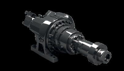 The drive module generates high torque required by 6 DTH drilling. The bearing module is optimized to carry high loads.
