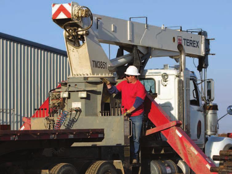 SERVICE WHEN AND WHERE YOU NEED IT Local support from a global company Terex Cranes are part of the Terex global family, so wherever you