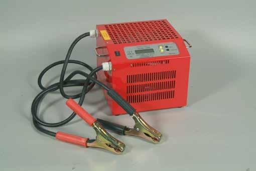 It is developed as a consequence of need for small, easy for use, safe, reliable and relatively cheep device for servicing and maintenance of starter, stationary and industrial batteries.
