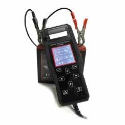BATTERY ACCESSORIES BATTERY TESTERS BAT/48293 Battery Tester & Electrical System Analyzer - 12V Car & Motorcycle batteries - Fully Graphical Interface - LCD - TouchPad with Sensor technology - WET,