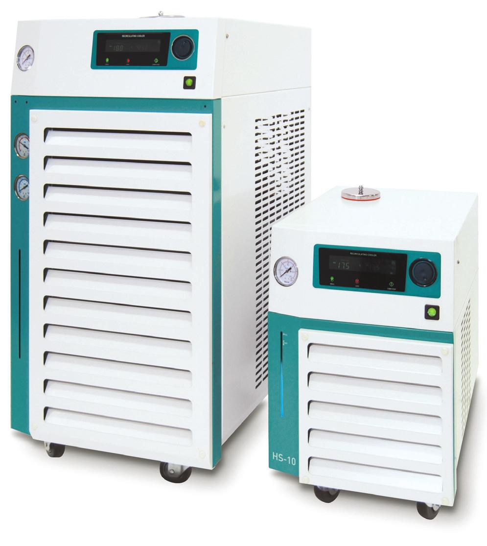 R (Chillers) (Advanced Low Temp. Models) Adjustable, precise PID temperature controller beneficial for various cooling tasks, for use in the science, research, and industrial laboratories.