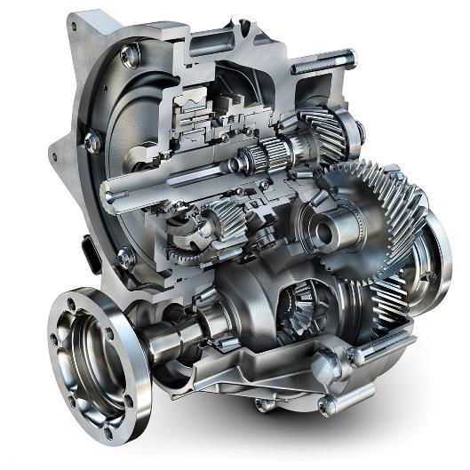 lock actuation E-Axle Systems based on high power density transmission design kits,