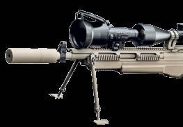338 Lapua Magnum caliber allows military snipers to engage targets out to 1500 meters and beyond with an easily man portable