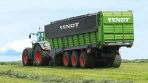 Stay on top of things The similarity of the front side of Fendt Tigo with a trough has a very specific reason.