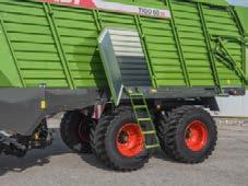 With loading spaces of 31 to 41 m 3 (DIN) for the PR models and 38 to 54 m 3 (DIN) for the XR models, you can transport your crop quickly and efficiently.