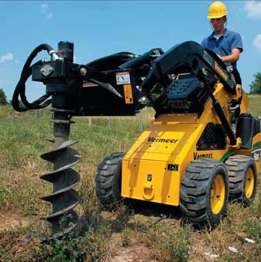 Attachments Thanks to our wide range of attachments, Vermeer mini skid steers can be used in a virtually limitless number of applications.