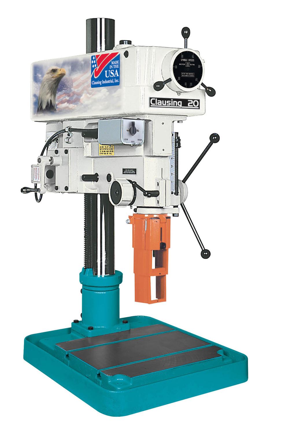 20 HEAD & COLUMN DRILL PRESSES HEAD AND COLUMN DRILL PRESSES This drill removes the base and table to allow the user to mount the head assembly on most any table or working surface.