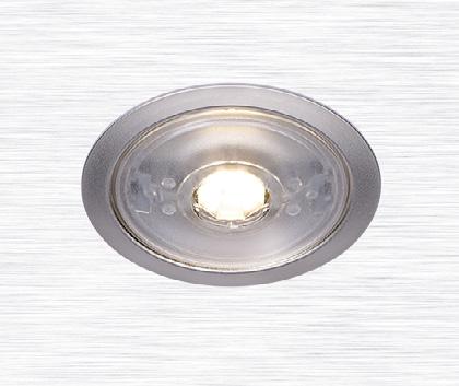 The elegant, simple design with rounded front part makes it perfect for creating the right lighting atmosphere. This LEDSpot differs clearly from any other spotlights.