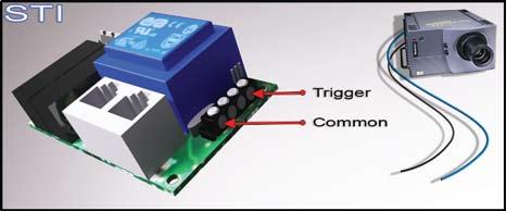Controls (IMC): STI Locate controls socket on the right side of the control board.