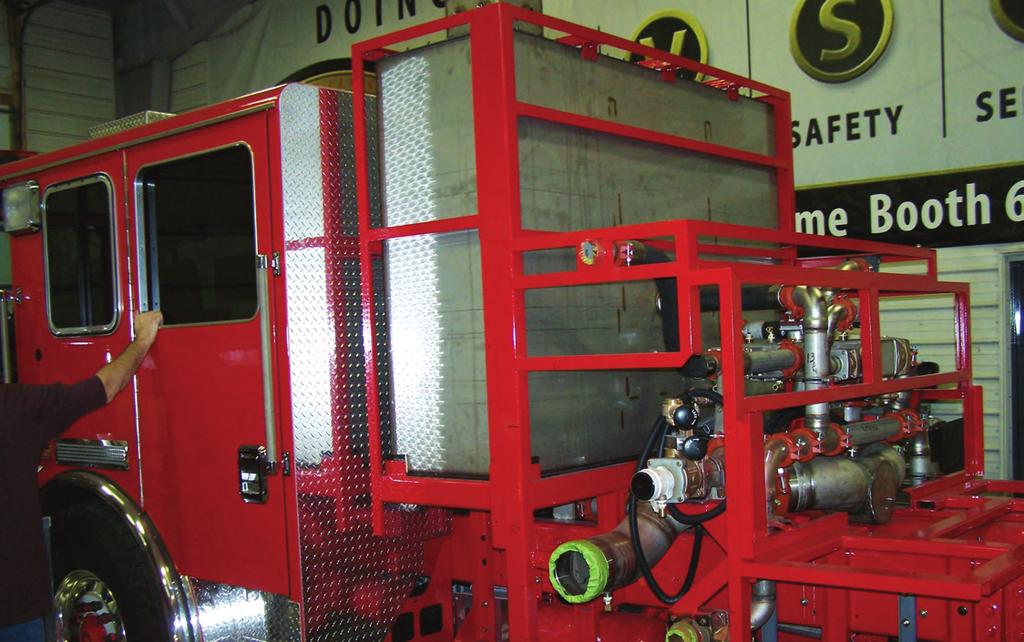 The S100 Series end suction fire pump provides versatility in a smaller package.