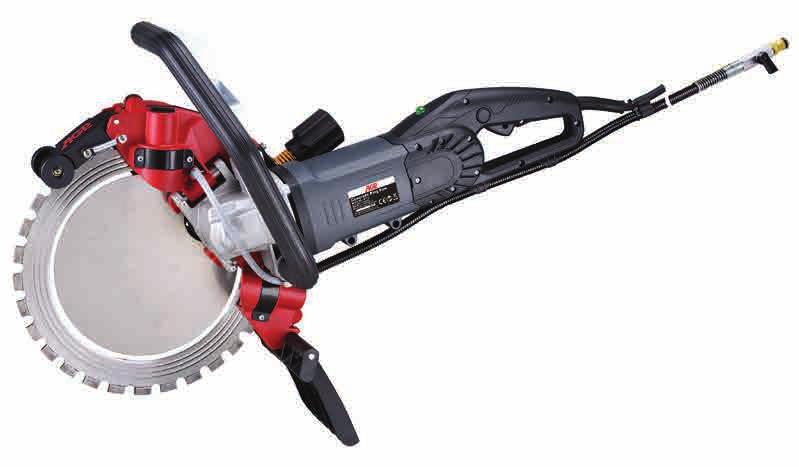 R13 RING SAW 330mm (13") wet ring saw with 3200W universal motor for up to 220mm depth of cut.