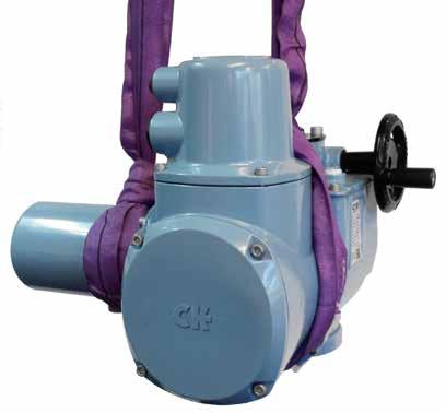 6. Mounting the Actuator CAUTION: Do not lift the actuator/valve combination via the actuator. Always lift the combination via the valve. Each lift must be assessed on an individual basis.