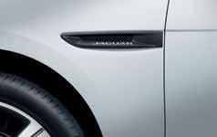 SIDE POWER VENTS - GLOSS BLACK Jaguar gloss black side power vents provide an assertive exterior styling enhancement.