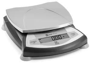 Ohaus Scout TM Pro Portable Electronic Balances SP202/SP402 Approvals Standard Features Large stainless steel weighing surface Large 0.6 in (15.