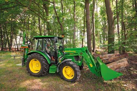 farms for specialist horticultural businesses for landscaping, greenkeeping and in gardens and parks for heavy-duty forestry for local municipalities for all types of front loader work In confined