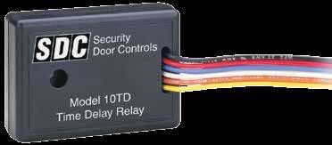 10TD Mini Timer The SDC 10TD is a field adjustable 1-60 second miniature time delay relay designed for timed unlocking of electric locks.