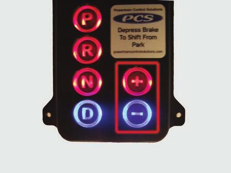 13. After saving the lowest detent position, the driver interface panel will display PIN.