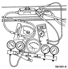 A stuck-open regulator valve will cause low fuel pressure.