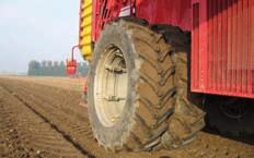 intake web allows efficient harvesting with reduced operator fatigue (4).