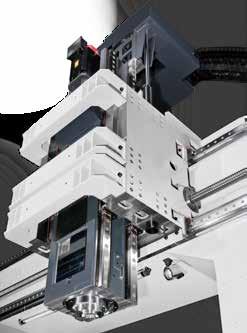 5-face Machining Centers Brand new high rigidity enforced structure design Headstock Structure Z-axis adapts 4 linear guide way and 10