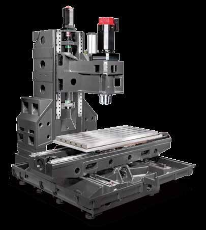 optimal machining rigidity, The headstock retains stability and accuracy even under high speed traveling.