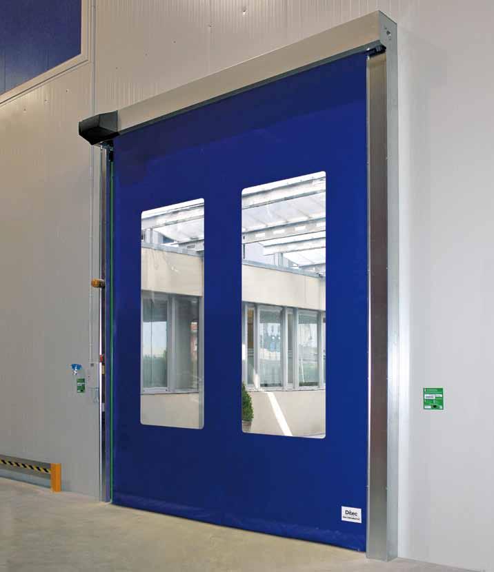 Transparent The large window sections available on many models of doors ensure maximum transparency and greater passage