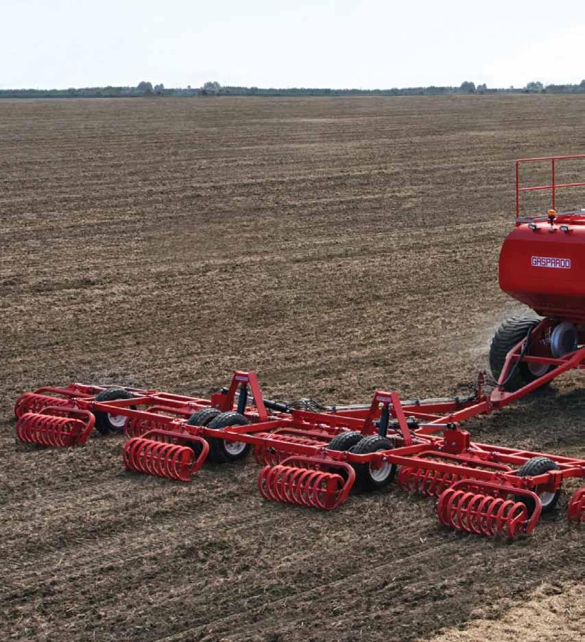 CART WHEELS The low ground pressure doesn t affect seed emergence Thanks to large size,