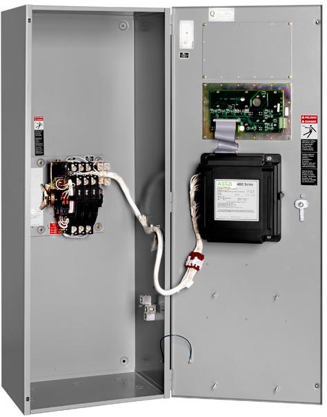 Nameplate The Transfer Switch nameplate includes data for each specific 7000 Series ATS. Use the switch only within the limits shown on this nameplate.