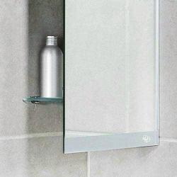 Product can be complemented with corner glass shelves.