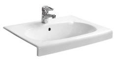 560x440x170 1118501101 94,00 6416129100516 IDO Inset washbasin 11110 The front edge extends over the worktop. Countertop installation.