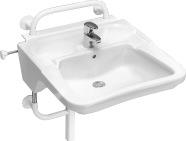 IDO function IDO Function 11107 This washbasin for physically disabled users, 11107, and the adjustable wall stand, 61056, are ideal for applications where high space efficiency is a