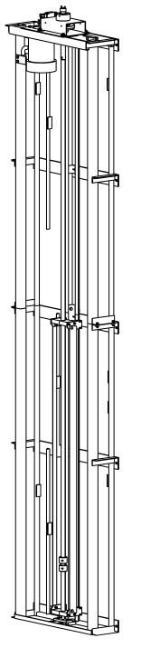 1 4 2 5 3 Figure 37 Tower: magnet mounting components 1 Upper door reed sensor magnet