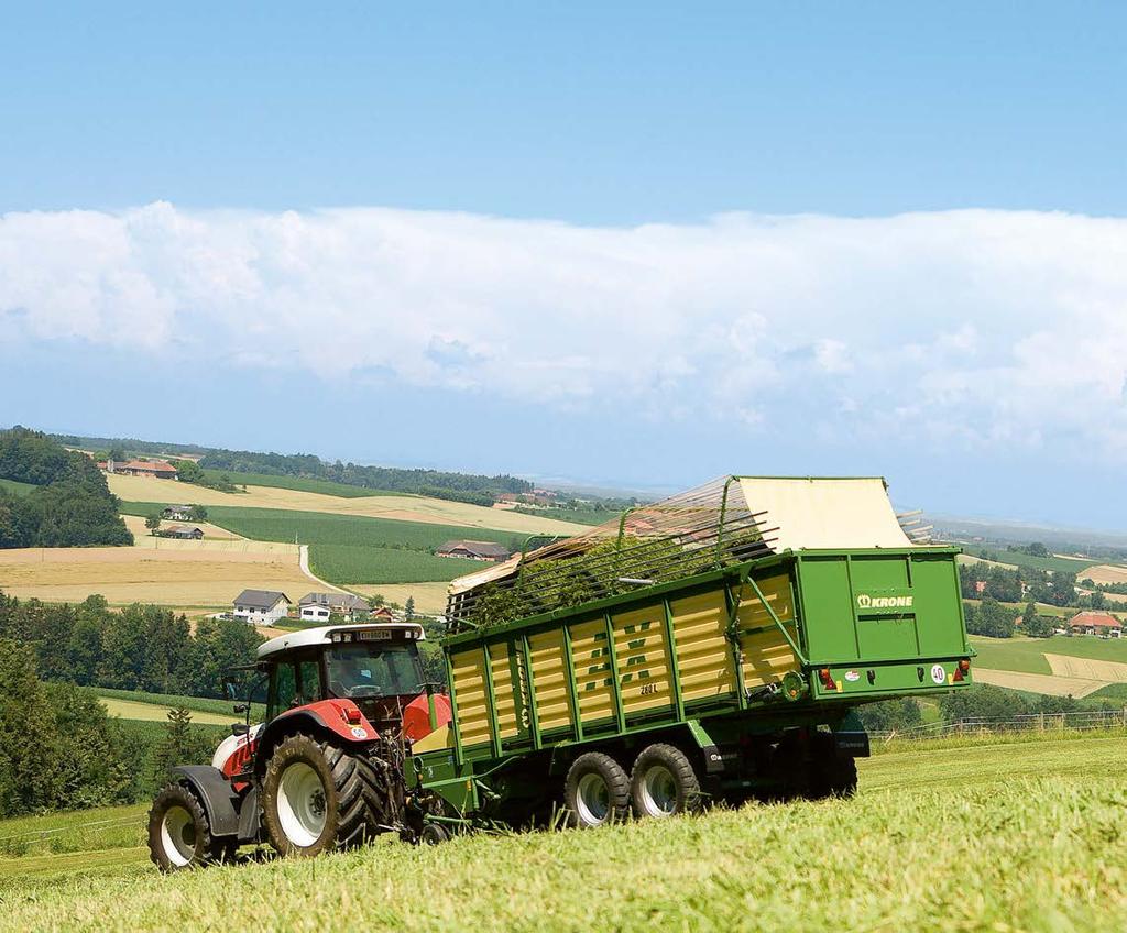 AX 250 L / AX 280 L Forage wagons with collapsible extensions Smooth-running rotor wagon Camless