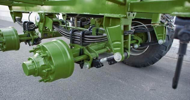 The beefy arms pull the axles and provide guidance at the same time for best