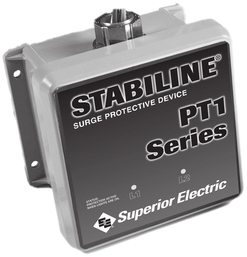 STABILINE Surge Protective Devices PT1 Series Type 2 SPD Installation, Operation and
