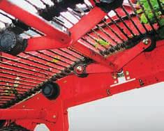 1 2 For haulm separation, an extracting roller is as a standard build in between the 1 st and 2 nd main web (1).