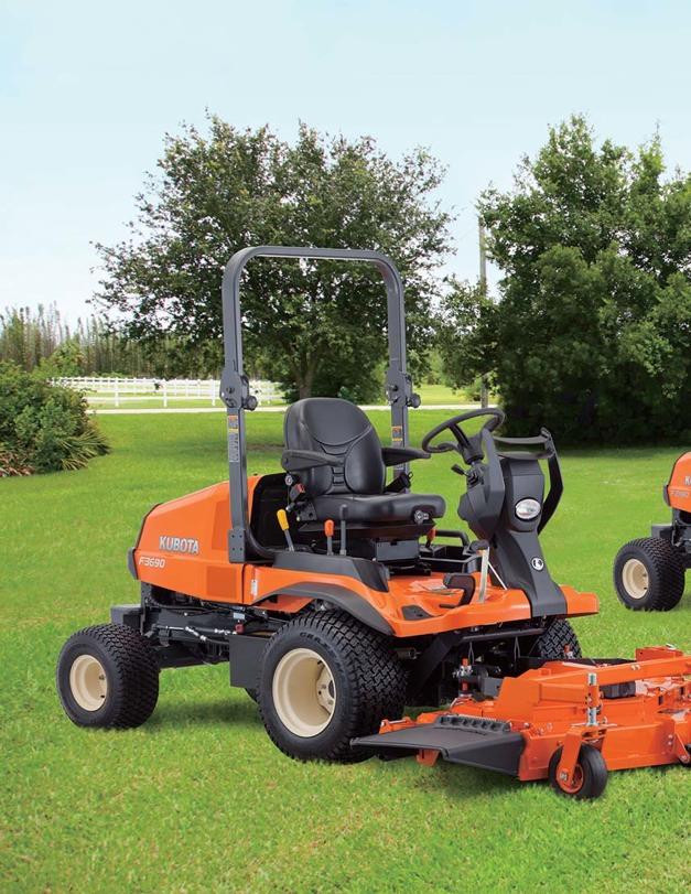 Powerful front-mount mowers with