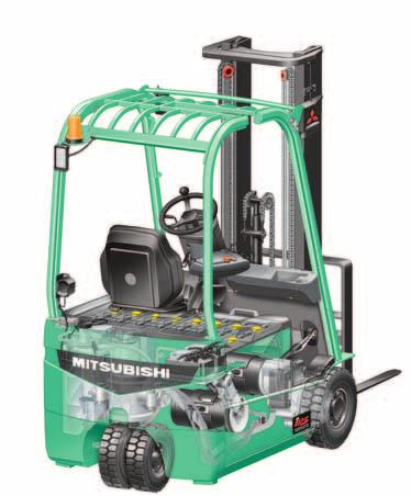 Compact dimensions, efficient steering and good stability allow excellent manoeuvrability and high productivity, however tight the space or uneven