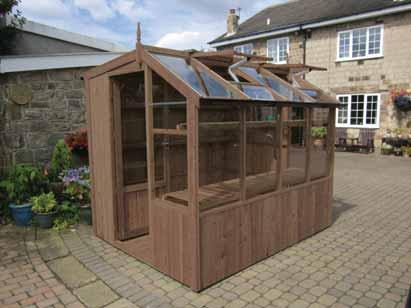 Our fantastic potting sheds Available in two gable widths, the Jay (6 8) 