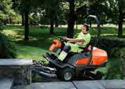 who want a versatile, compact front mower that is highly manoeuvrable.