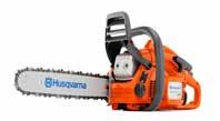 8kg This powerful new saw is an extremely ergonomic and aggressive machine, with a compact and low weight design, which includes a narrow body for ease of handling, a centre of gravity close to
