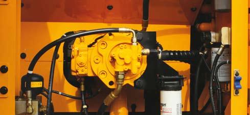 Optimum Hydraulic Performance Increased pump output capacity through a finetuned flow according to the pressure in the hydraulic system.