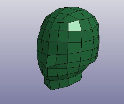Figure 7. CAD model of helmet. 2.2 Step 2: Discretization The meshed outer shell model consists of 366 elements and 403 nodes. The meshed foam models consist of 732 elements and 1209 nodes.