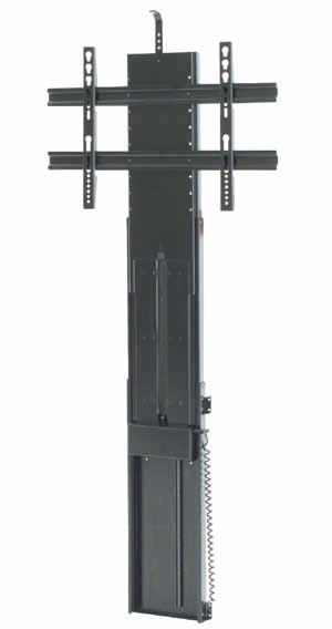 -7 TV Lifts PL1000 Flat Panel TV Lifter * Material: steel, black powder coated * Operations: switch