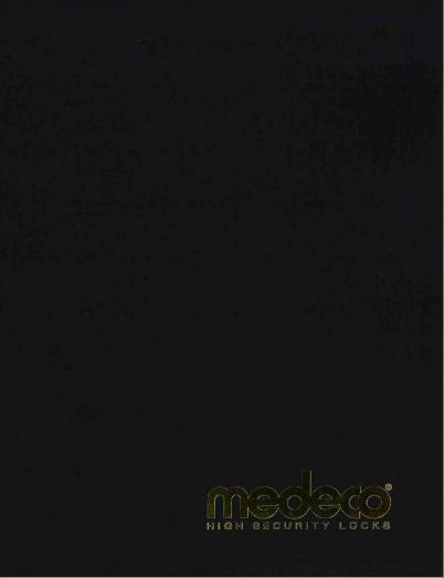 All Literature Merchandise Medeco Black Presentation Folder LT-501002 Target