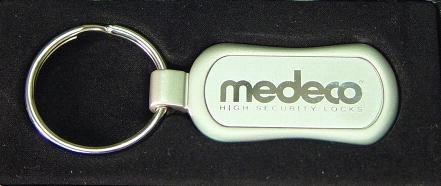 All Literature Merchandise Silver Medeco Key Chain